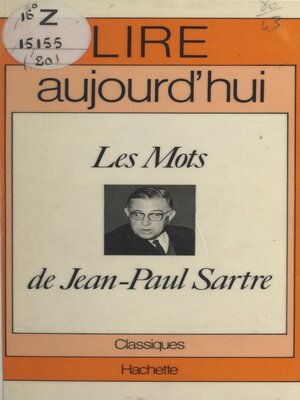 cover image of Les mots, de Jean-Paul Sartre
